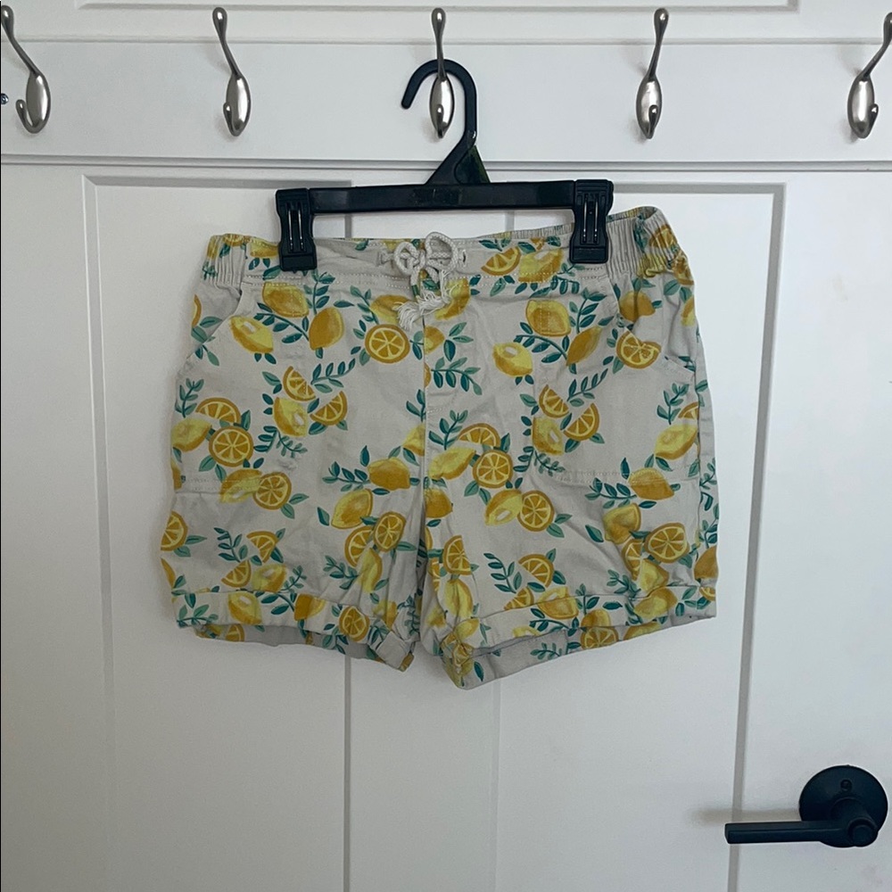 Lemon Print Kid's Shorts